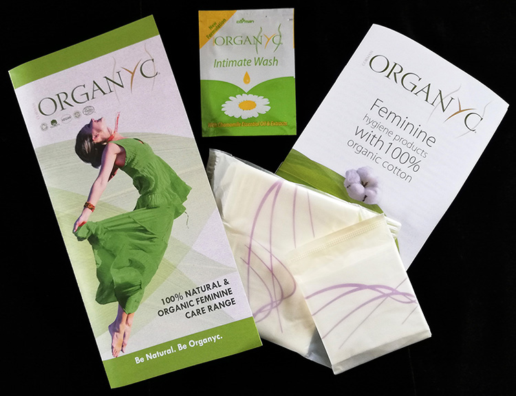 Organyc cotton feminine care